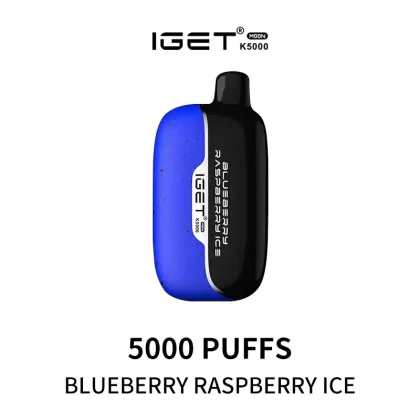 IGET Moon K5000 Puffs – Blueberry Raspberry Ice - Ozvapeone (8BA49B)