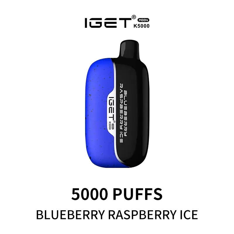 IGET Moon K5000 Puffs – Blueberry Raspberry Ice - Ozvapeone (8BA49B)