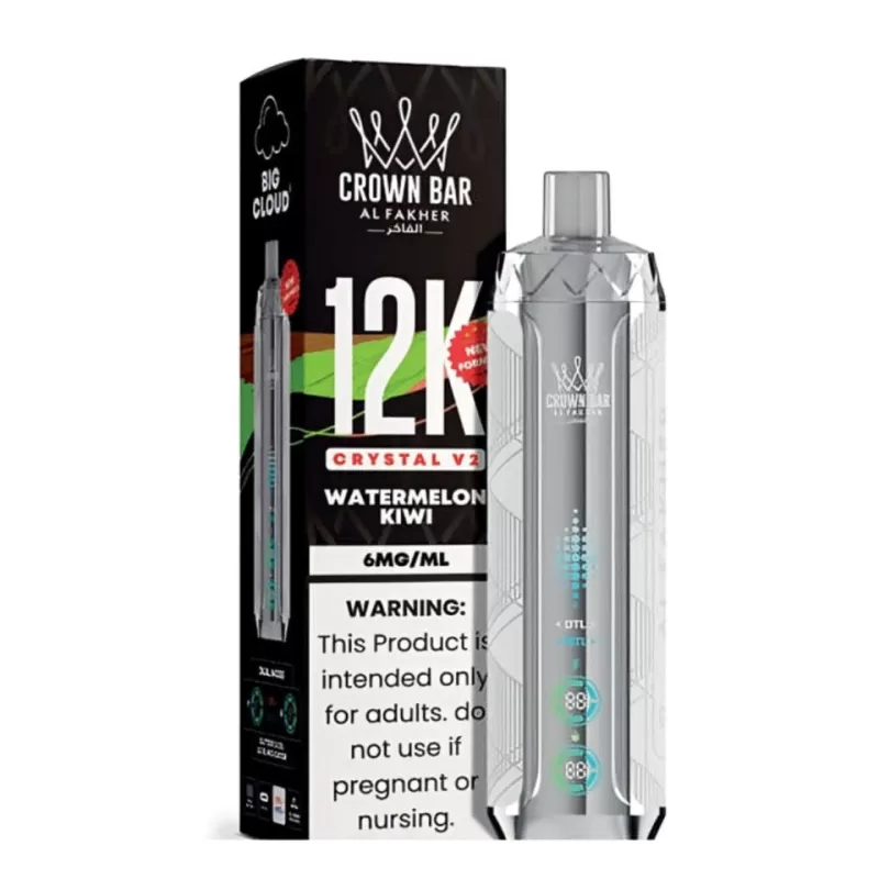 Watermelon Kiwi AL Fakher Crown Bar Crystal V2 12000 - Huffvape