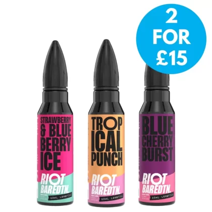 0MG Riot Bar EDTN Longfill 30ml (50VG/50PG) - Vape Co