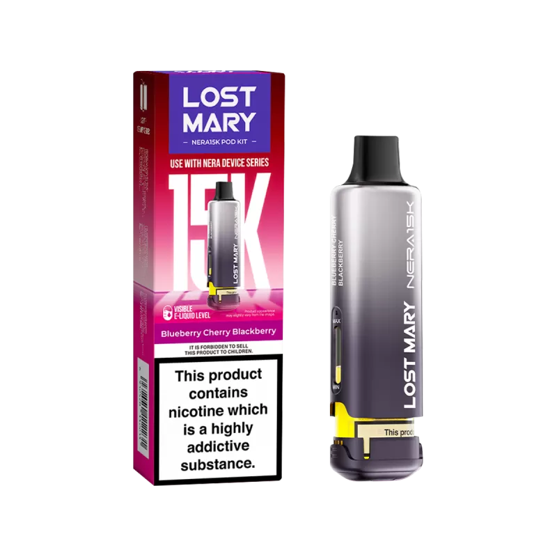 Blueberry Cherry Blackberry Lost Mary NERA15K Refill Pack - Vapeshop Co