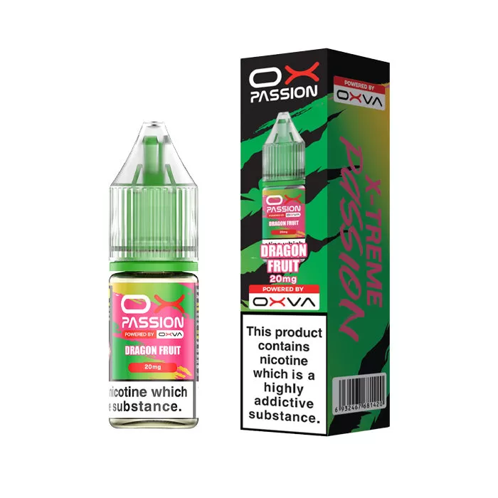 Dragon Fruit 10ml Nic Salt E-Liquid by OXVA Ox Passion - 10mg - Medium Strength