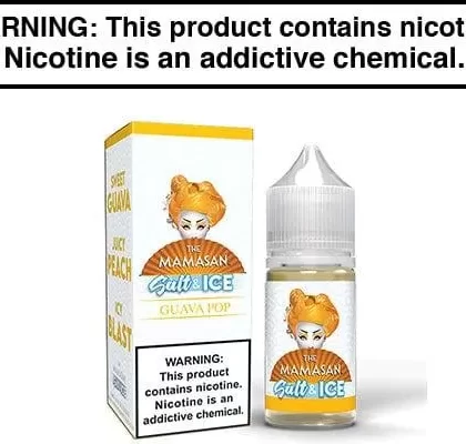GUAVA POP ICE BY THE MAMASAN SALTS 30ML - Vapejuice