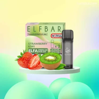 ELFBAR ELFA Pods Strawberry Kiwi 20mg – 2er Pack - Elf Bar