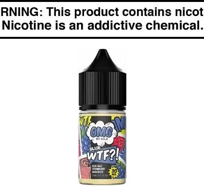 BLUE WTF BY OMG SALT 30ML - Vapejuice