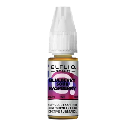 ElfLiq Blueberry Sour Raspberry Nic Salt Vape Juice 10ml