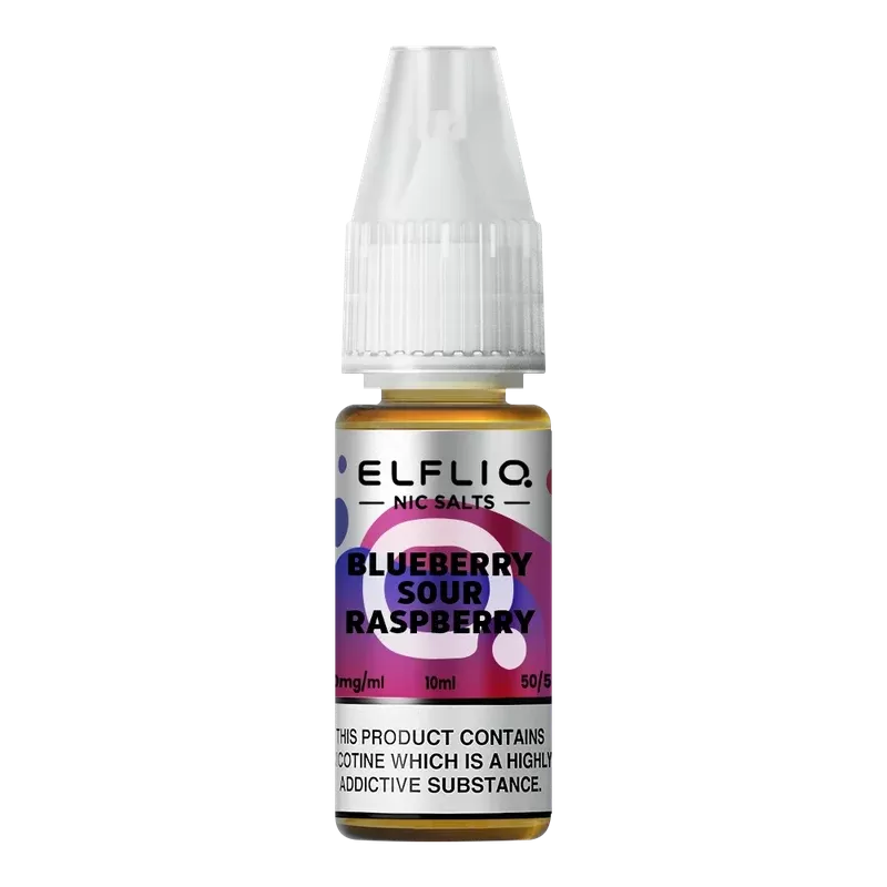 ElfLiq Blueberry Sour Raspberry Nic Salt Vape Juice 10ml