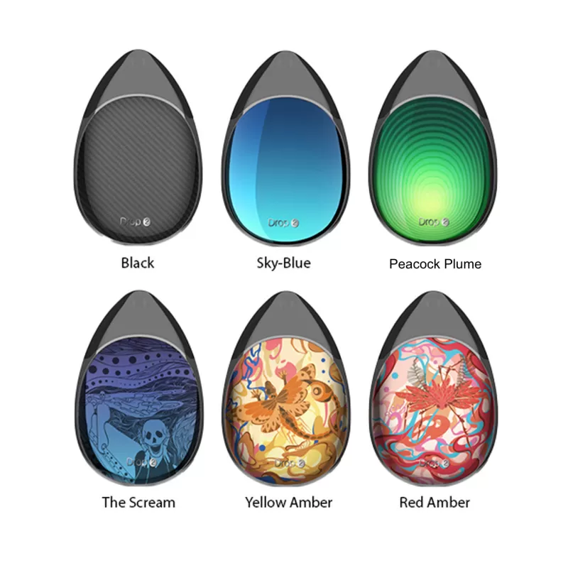 Suorin Drop 2 14W Pod System - Black, Peacock Plume