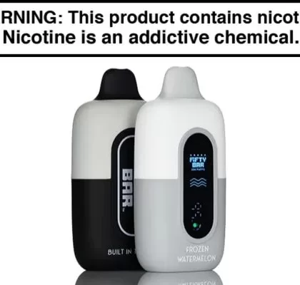 Fifty Bar V2 Silver Series 20MG Disposable Vape – 20,000 Puffs - Blueberry Cereal Donut Milk, Cinnamon Funnel Cake