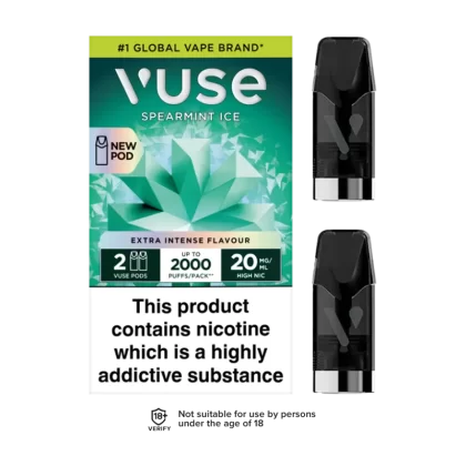 Spear Mint Ice Vuse Pro Pods - 10mg - Vape Product